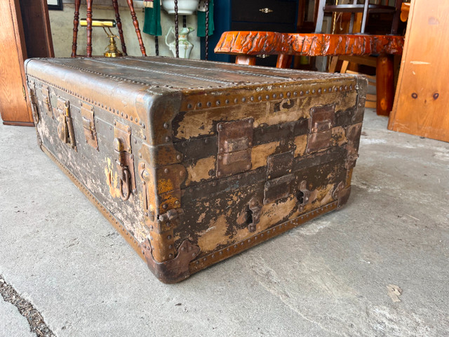 Large Old Trunk in Arts & Collectibles in Peterborough - Image 2
