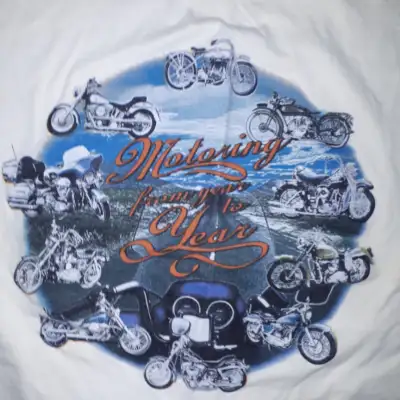 Motorcycle tshirt XL, View more