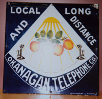 WANTED - ANTIQUE CANADIAN TELEPHONE SIGNS