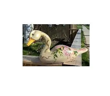 Wooden Handpainted Goose Decoy in Arts & Collectibles in Oshawa / Durham Region - Image 3
