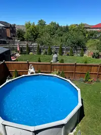 18 ft Above ground pool (Heated) 
