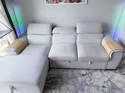 ODETTE sectional sofa-bed with storage | Structube, View more