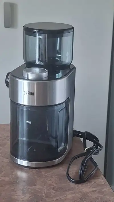 Braun Burr Coffee Grinder machine w/15 Setting Options, Stainles, View more