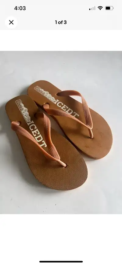 C.L.I.T. Coors Light Iced T Sandals Beer Shoes Thong Flip Flops, View more