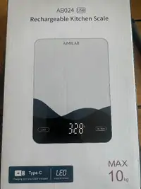 Brand new rechargeable kitchen scale
