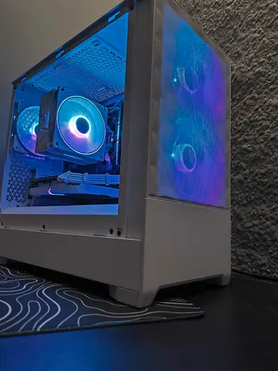 White Gaming PC | RTX 3060 12GB | Ryzen 5 5600x | 32GB DDR4 | , View more