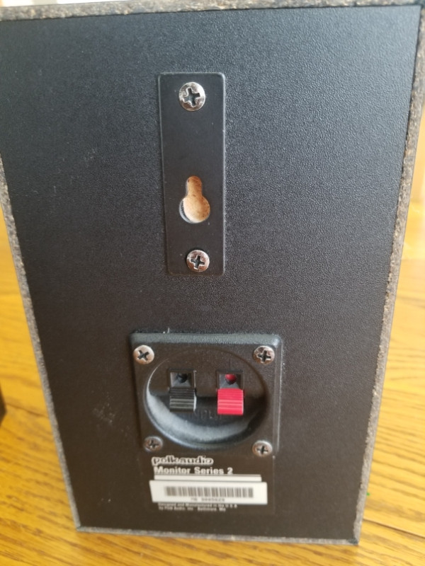 Polk Audio Monitor Series 2 M6 2Way Bookshelf Speakers Speakers