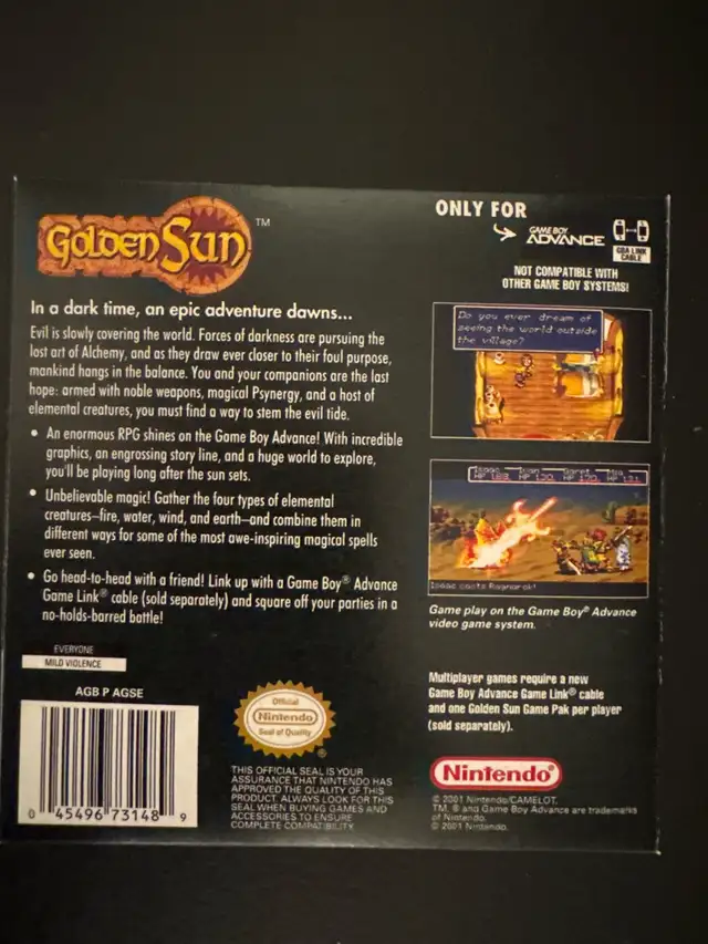 Golden Sun Game Boy Advance62863279797250123