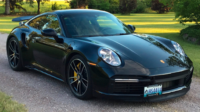 2021 Porsche 911 Turbo S Coupe PDK Black Over Black in Cars & Trucks in Winnipeg - Image 4