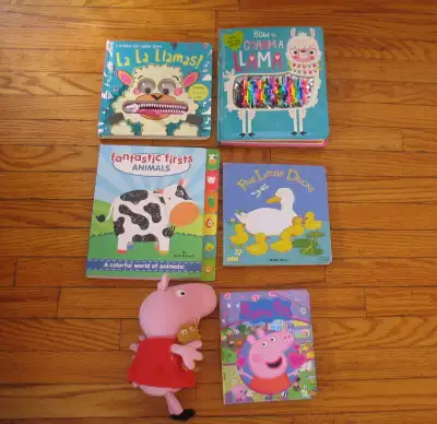 - books and stuffie are in good condition from a smoke free envionment - buy 1 book or many La a Lla...