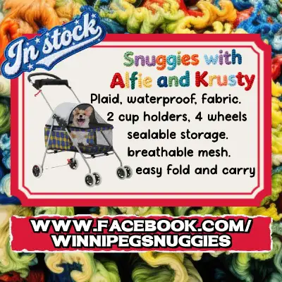 NIB Yellow Plaid Pet Stroller , View more