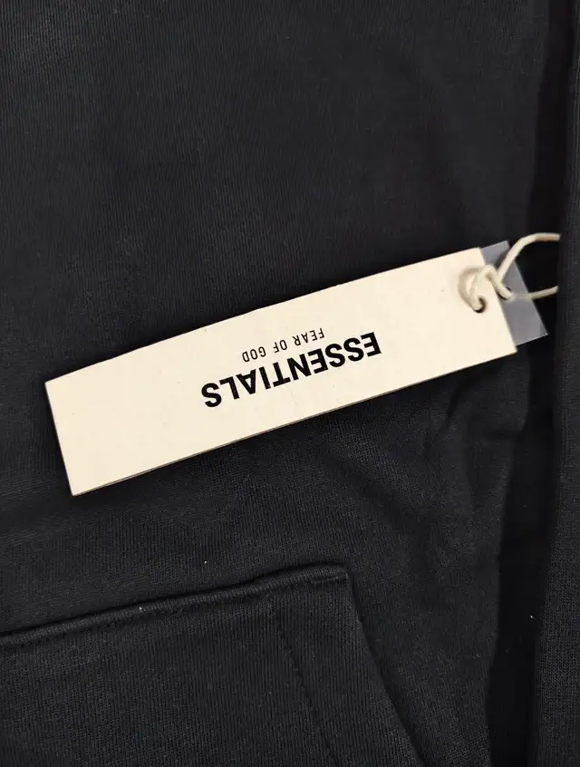 ESSENTIALS Fear of God Black Hoodie in Men's in Oakville / Halton Region - Image 5