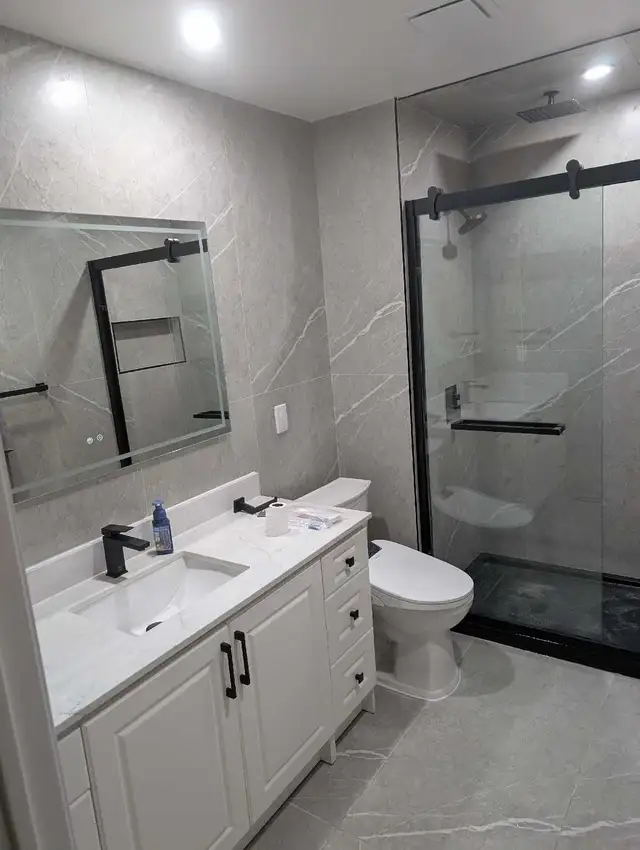 Bathroom renovation in Plumbing, Sinks, Toilets & Showers in Calgary - Image 3