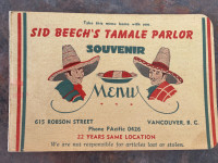 1940s Vancouver Memorabilia- Sid Beech - Robson Street