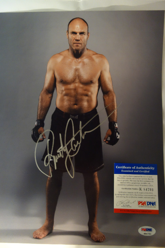Randy Couture Signed 11 x 14 Photo in Arts & Collectibles in Edmonton - Image 2