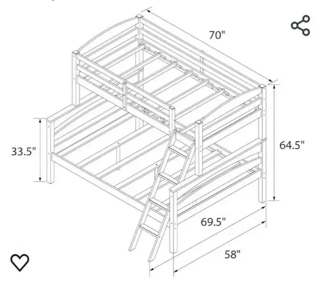 Brand NEW bunk bed bunkbed in Beds & Mattresses in Kingston - Image 4