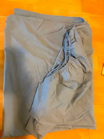 Twin fitted sheet $5, slate grey blue + more linens, bedding, View more