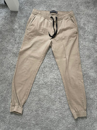 West49 Men’s Large Cuffed Cargo Pants (Light Beige)