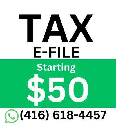 TAX RETURN  from $50. Accurate Affordable MAX Refund, View more
