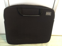 Init Black Padded Neoprene 15.6" Laptop Sleeve-Bag with Handles