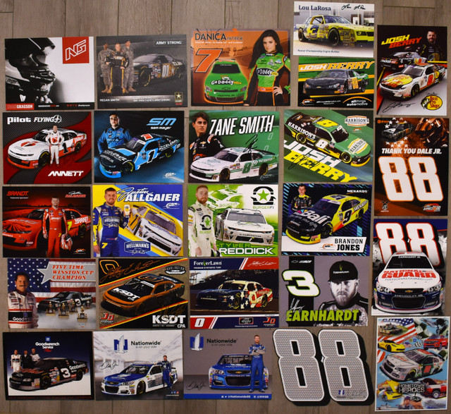 8" x 10" NASCAR Hero Cards for Sale or Trade in Arts & Collectibles in Bedford