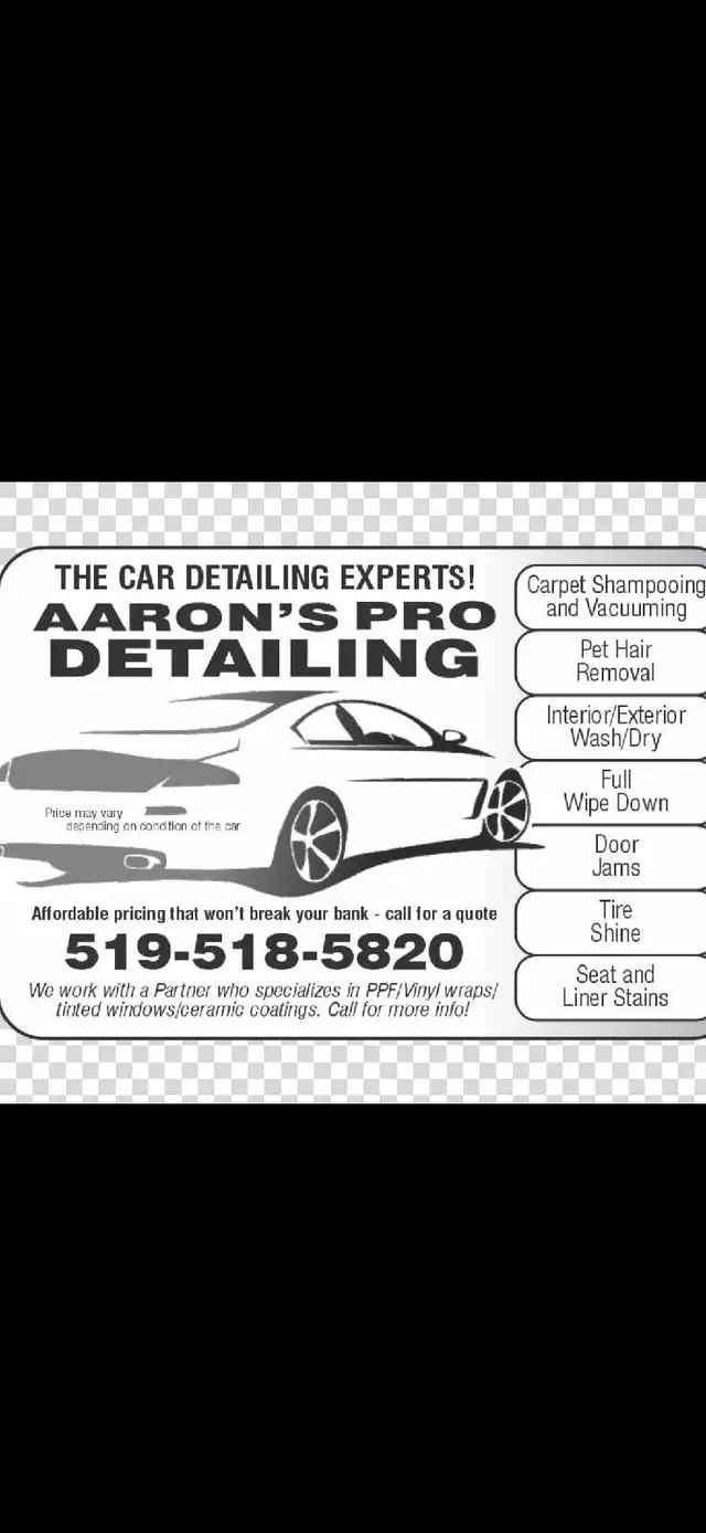 Aaron's pro detailing418059357636546561