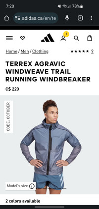 NEW Adidas windbreaker
