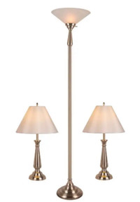 Table and Floor Lamp Combo Set