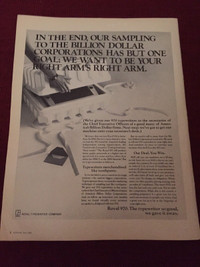 1972 Royal 970 Typewriter Original Ad