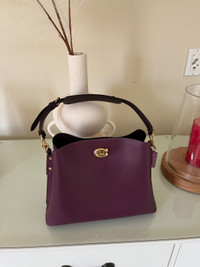 Coach Willow Purple Handbag