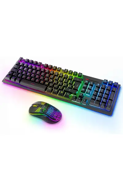 *MOOJAY RGB Wireless Keyboard Mouse Combo, View more