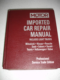 1993-96 Motor Import Car Repair manual TRADE VERSION