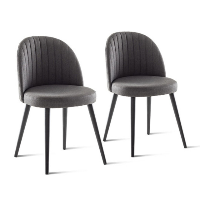 Set Of 2 Modern Mid-Back Armless Dining Chairs With Wood Legs in Chairs & Recliners in Kitchener / Waterloo