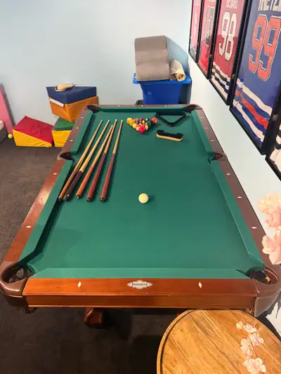 Selling my Brunswick slate pool table, only 2 years old and in excellent condition. This table has b...