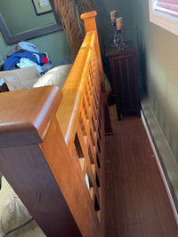 Queen headboard and footboard