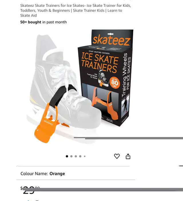 Skateez Skate Trainers for Ice Skates, for Kids, Toddlers, Youth in Skates & Blades in City of Toronto - Image 9