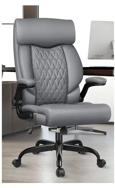 Brand New In Box (High Back Rest) Ergonomic Executive Chair with Rocking Function, Leather and Adjus...