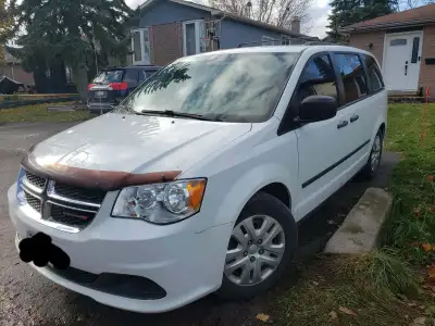 2016 Dodge Grand Caravan. 3.6L V6 Pentastar. Flex Fuel. Bug Deflector, PS, PB, PW, PDL, Telescopic/...