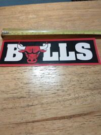 NBA Chicago Bulls 9x3" bumper sticker