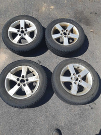 195 / 65 / 15 tires on 5 bolt aluminum wheels