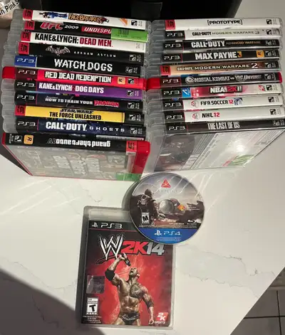 Sony PlayStation PS3 Games - 22 games in total, View more