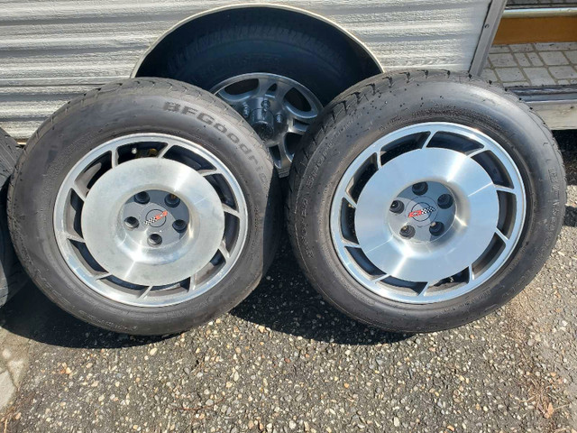 87 CORVETTE WHEELS AND TIRES  in Tires & Rims in Vernon - Image 2