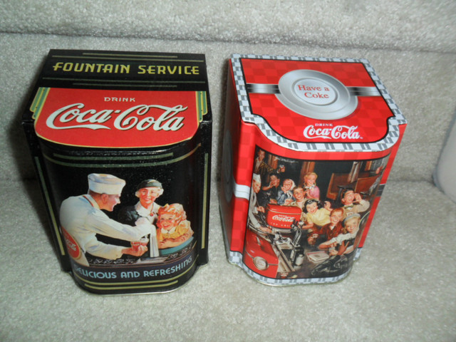 Vintage Coke Tins + Yoyo. $60 for lot of 7 or $10 per item. New in Arts & Collectibles in Saskatoon - Image 4