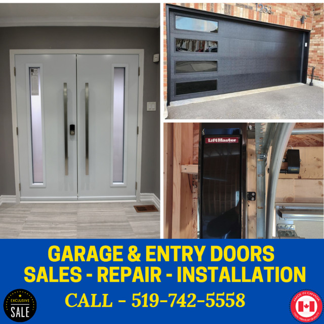 Garage Doors & Openers Repairs 519-742-5558 Kitchener in Garage Doors & Openers in Kitchener / Waterloo