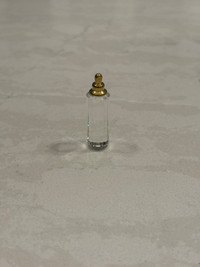 Swarovski 18k Gold Plated Crystal Figurine “Baby Bottle”