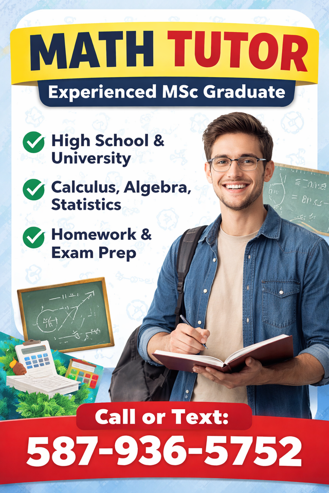 Experienced Math Tutor.423430249880627200