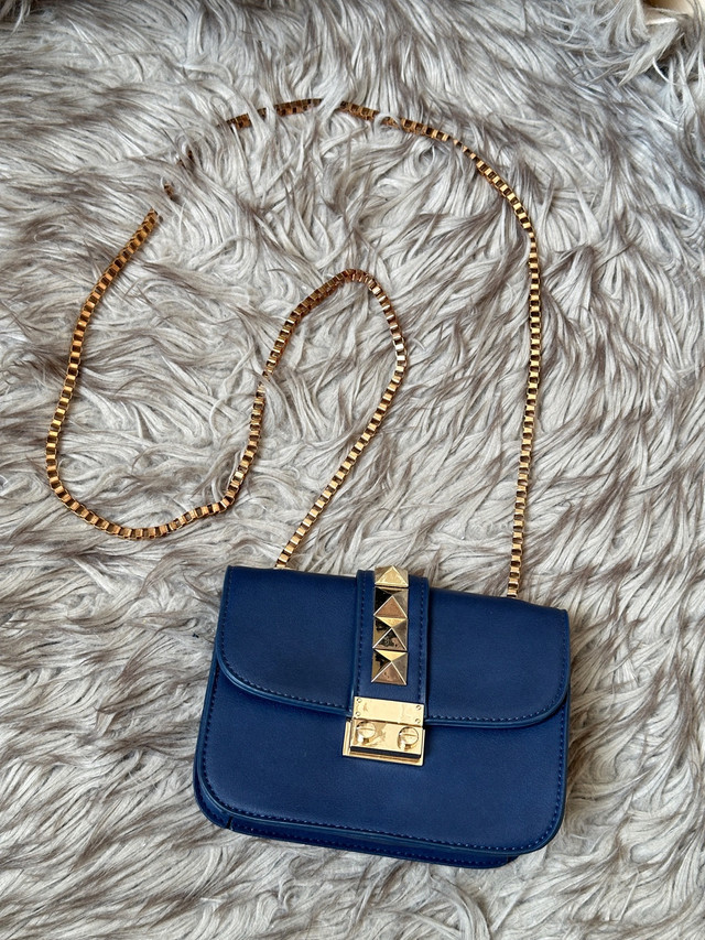 Blue Crossbody mini square bag  in Women's - Bags & Wallets in Calgary