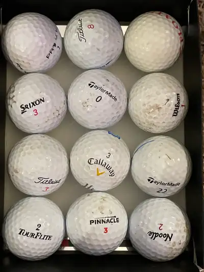 1 dosen Pre loved golf balls. Only one left , View more