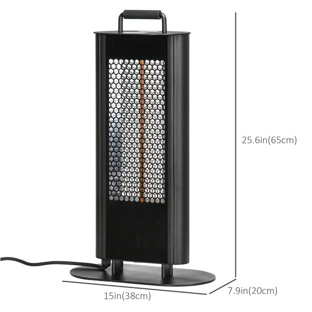 Electric Patio Heater with Ultra-low Glare and 6 Heat Settings,  in Heaters, Humidifiers & Dehumidifiers in Markham / York Region - Image 3