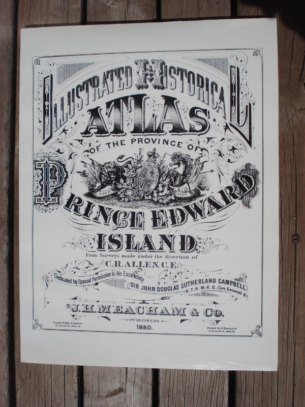 1880 PEI Atlas reprint in Non-fiction in Charlottetown